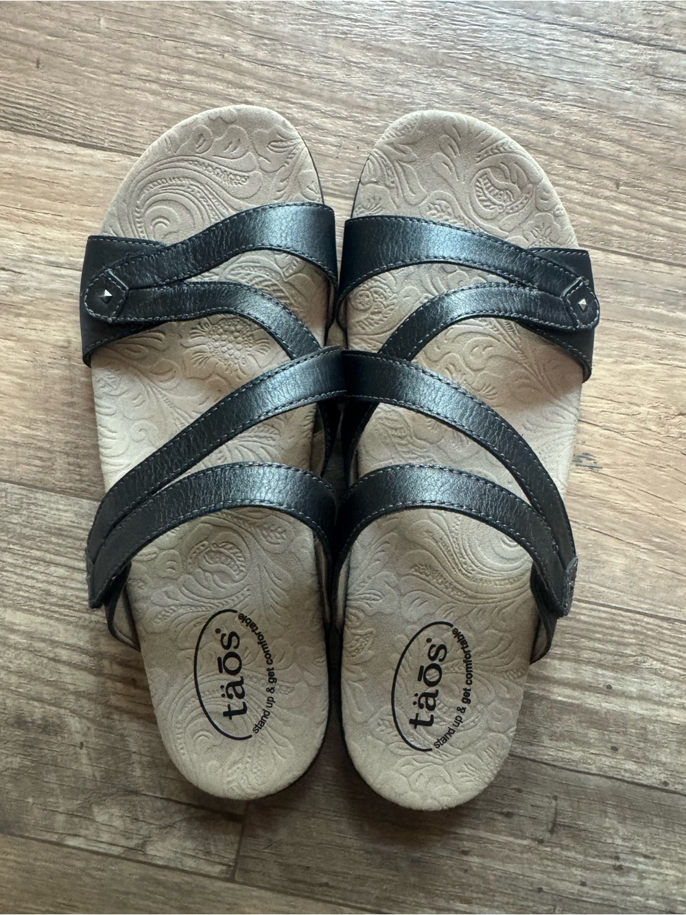 Taos Double U Slide Sandal Womens Size 11 - Picture 2 of 4